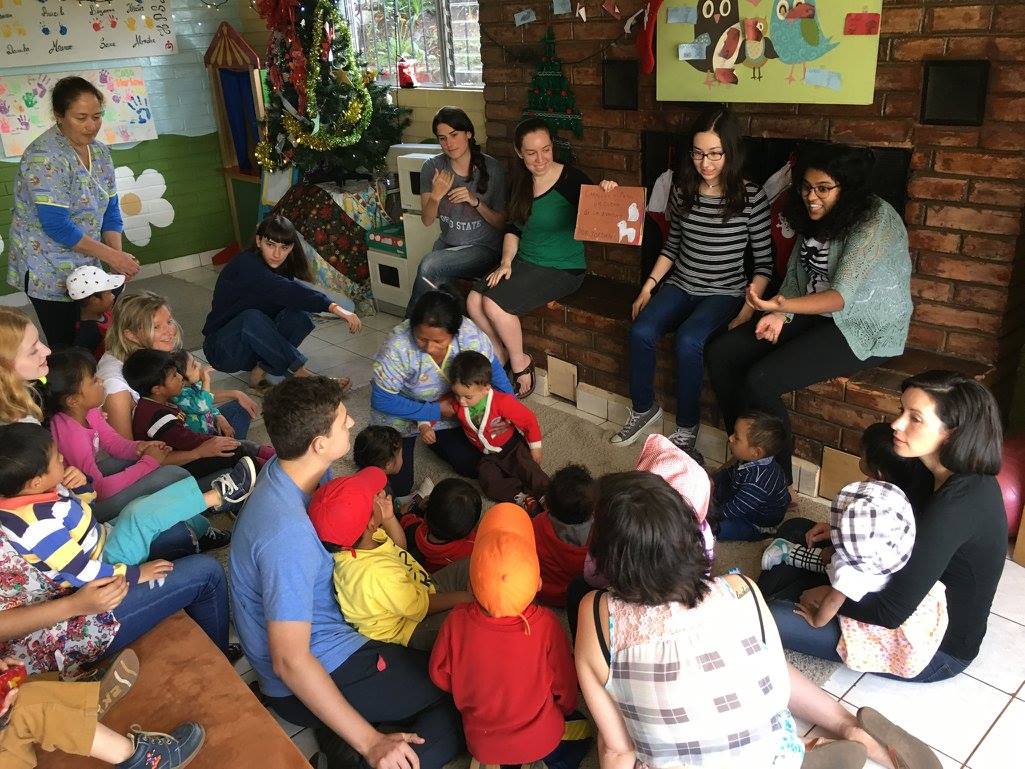 Kids in playroom