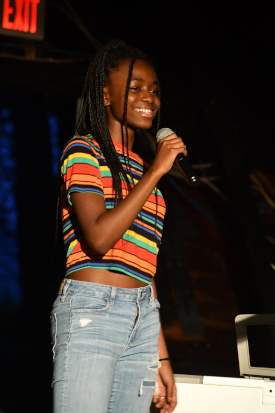 writer performing