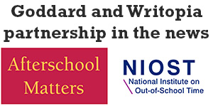 Click here to read the article! 'Goddard and Writopia partnership in the news'